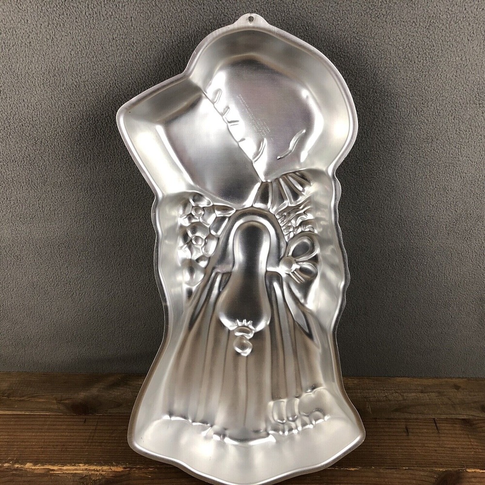 HOLLY HOBBIE WILTON BIRTHDAY PARTY TIN CAKE PAN VINTAGE 1975 AMERICAN GREETINGS